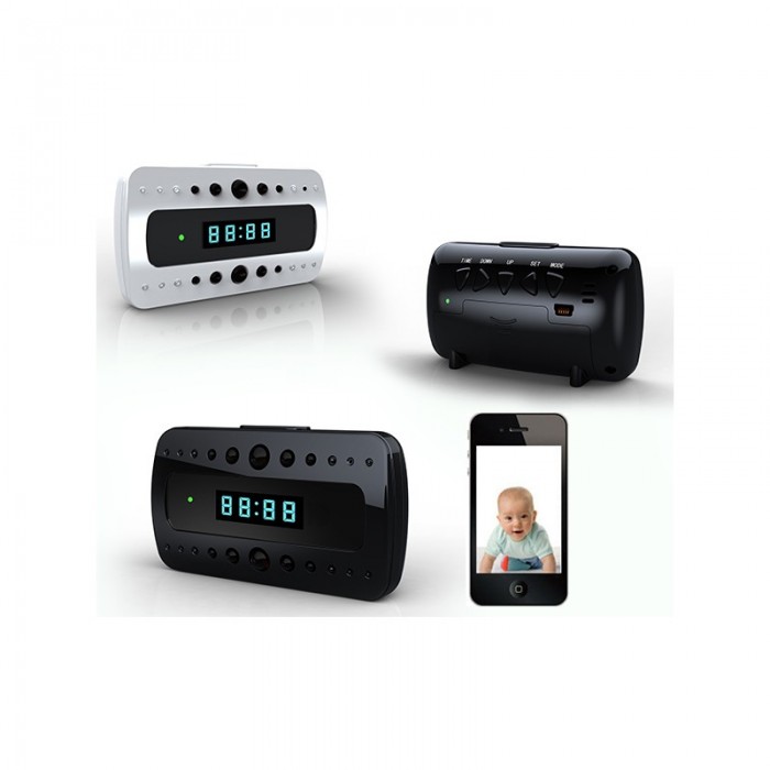 Đồng hồ để bàn camera hỗ trợ quay đêm V26 mang đến cho bạn sự lựa chọn quay lén tốt nhất.